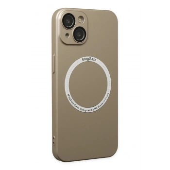 iPhone 14 Plus Kılıf Jack Magneticsafe Lens Silikon - Gold