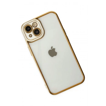 iPhone 14 Plus Kılıf Liva Lens Silikon - Beyaz