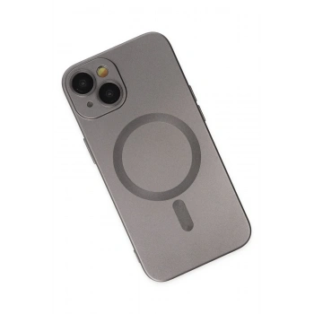 iPhone 14 Plus Kılıf Moshi Lens Magneticsafe Silikon - Füme