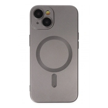 iPhone 14 Plus Kılıf Moshi Lens Magneticsafe Silikon - Füme
