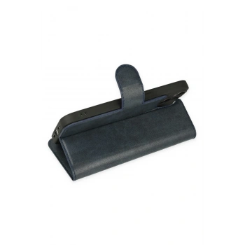 iPhone 14 Plus Kılıf Trend S Plus Kapaklı Kılıf - Lacivert