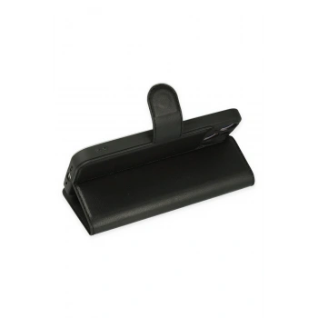 iPhone 14 Plus Kılıf Trend S Plus Kapaklı Kılıf - Siyah