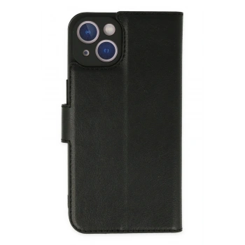 iPhone 14 Plus Kılıf Trend S Plus Kapaklı Kılıf - Siyah