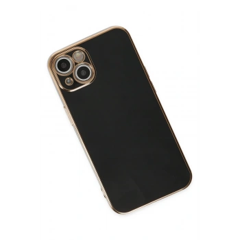 iPhone 14 Plus Kılıf Volet Silikon - Siyah