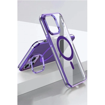 iPhone 14 Pro Drop Magsafe Kapak - Derin Mor