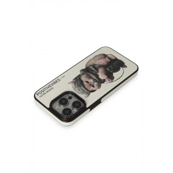 iPhone 14 Pro Fun Magsafe Kapak - Beyaz