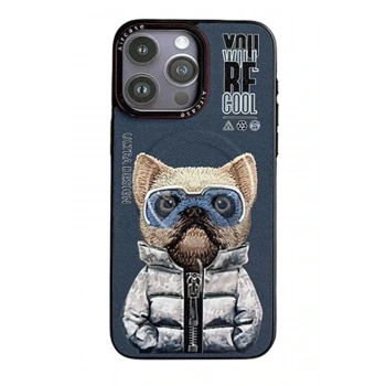 iPhone 14 Pro Fun Magsafe Kapak - Lacivert-2