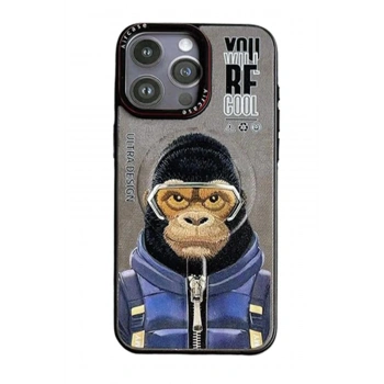 iPhone 14 Pro Fun Magsafe Kapak - Natural Grey