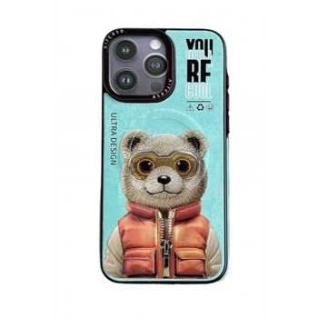 iPhone 14 Pro Fun Magsafe Kapak - Turkuaz