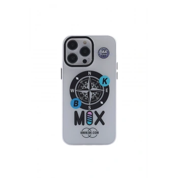 iPhone 14 Pro Kılıf Apollo Magneticsafe Desenli Kapak - Apollo Şeffaf - 3