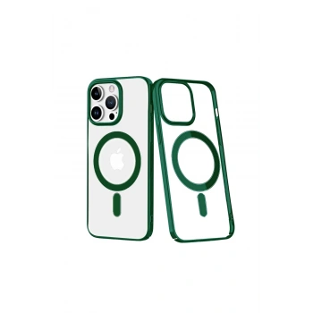 iPhone 14 Pro Kılıf Element Magneticsafe Sert Kapak - Köknar Yeşili