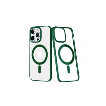 iPhone 14 Pro Kılıf Element Magneticsafe Sert Kapak - Köknar Yeşili