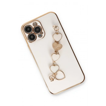 iPhone 14 Pro Kılıf Esila Silikon - Beyaz