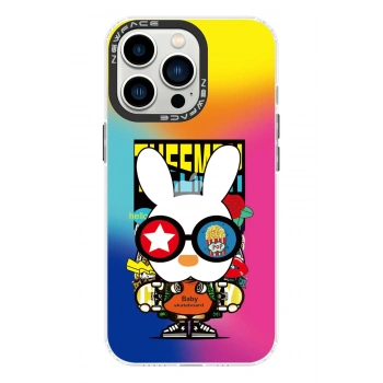 iPhone 14 Pro Kılıf Estoril Desenli Kapak - Estoril - 10