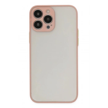 iPhone 14 Pro Kılıf Montreal Silikon Kapak - Pembe