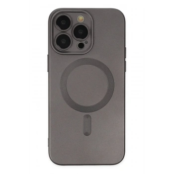 iPhone 14 Pro Kılıf Moshi Lens Magneticsafe Silikon - Füme