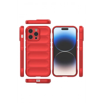 iPhone 14 Pro Kılıf Optimum Silikon - Kırmızı