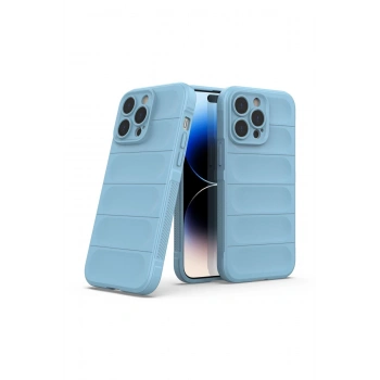iPhone 14 Pro Kılıf Optimum Silikon - Sky Blue