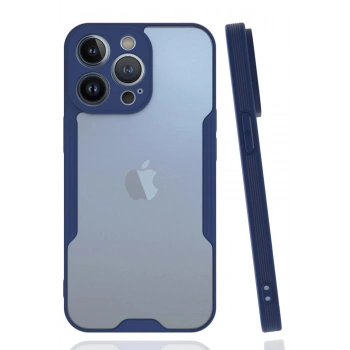 iPhone 14 Pro Kılıf Platin Silikon - Lacivert