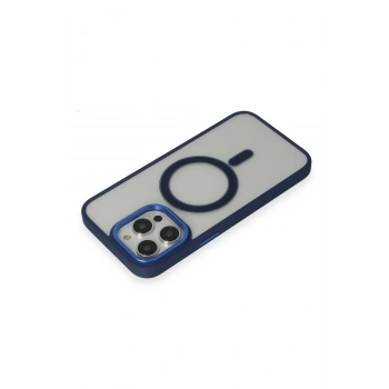 iPhone 14 Pro Kılıf Room Magneticsafe Silikon - Lacivert
