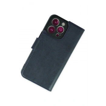 iPhone 14 Pro Kılıf Trend S Plus Kapaklı Kılıf - Lacivert