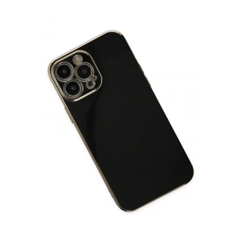 iPhone 14 Pro Kılıf Volet Silikon - Siyah