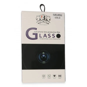 iPhone 14 Pro Max Bilvis Titan Kamera Lens - Gold