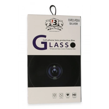 iPhone 14 Pro Max Bilvis Titan Kamera Lens - Gümüş