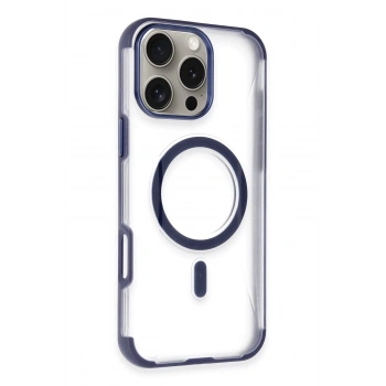 iPhone 14 Pro Max Hilton Magsafe Kapak - Lacivert