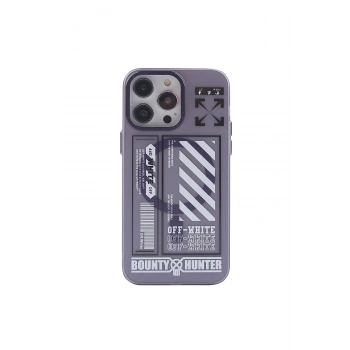 iPhone 14 Pro Max Kılıf Apollo Magneticsafe Desenli Kapak - Apollo Mor - 1