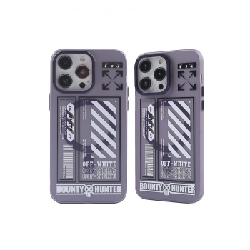 iPhone 14 Pro Max Kılıf Apollo Magneticsafe Desenli Kapak - Apollo Mor - 1