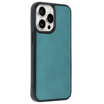 iPhone 14 Pro Max Kılıf Aras Deri Kapak - Açık Yeşil