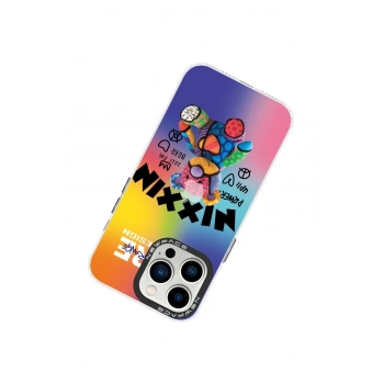 iPhone 14 Pro Max Kılıf Estoril Desenli Kapak - Estoril - 11