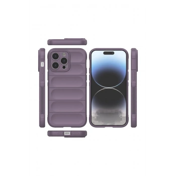 iPhone 14 Pro Max Kılıf Optimum Silikon - Mor