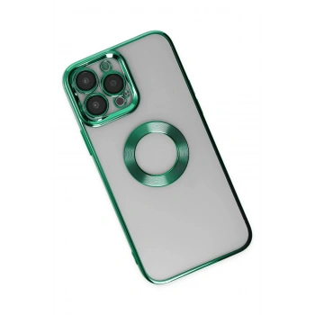 iPhone 14 Pro Max Kılıf Slot Silikon - Köknar Yeşili