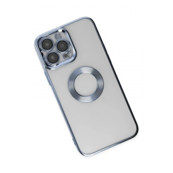 iPhone 14 Pro Max Kılıf Slot Silikon - Sierra Blue