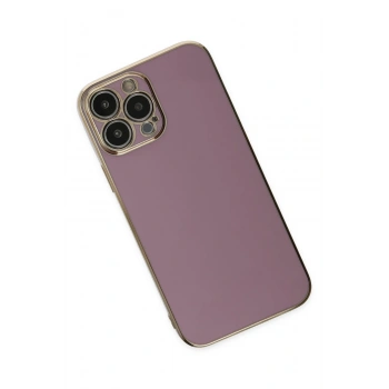 iPhone 14 Pro Max Kılıf Volet Silikon - Mor