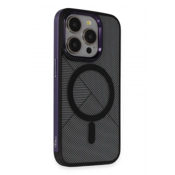 iPhone 14 Pro Vito Magsafe Kapak - Derin Mor