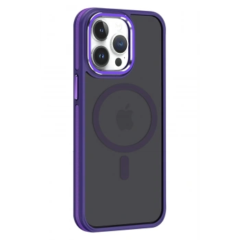 iPhone 14 Pro Winner Magsafe Kapak - Derin Mor