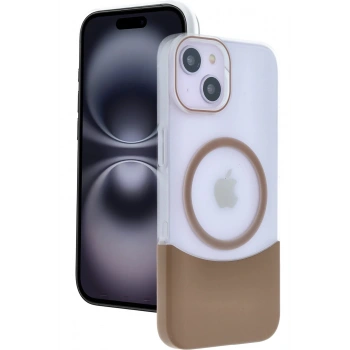 iPhone 14 Velar Magsafe Kapak - Çöl Titanyum