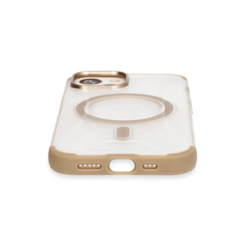 iPhone 15 Hilton Magsafe Kapak - Gold