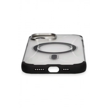 iPhone 15 Hilton Magsafe Kapak - Siyah