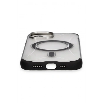 iPhone 15 Hilton Magsafe Kapak - Siyah