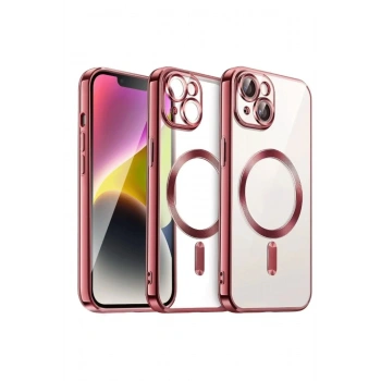 iPhone 15 Kılıf Kross Magneticsafe Kapak - Kırmızı