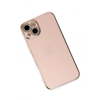 iPhone 15 Kılıf Volet Silikon - Pembe