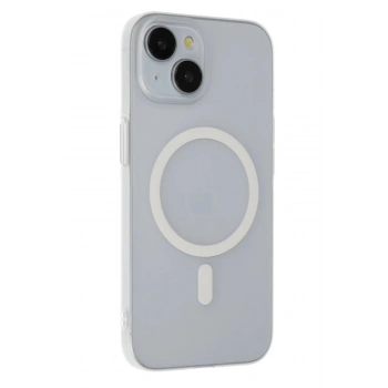 iPhone 15 Plus Tuna PC Slim Magsafe Kapak - Şeffaf