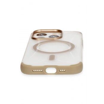 iPhone 15 Pro Hilton Magsafe Kapak - Gold