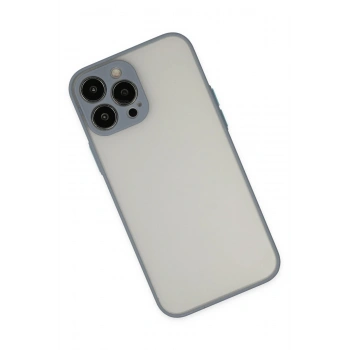 iPhone 15 Pro Kılıf Montreal Silikon Kapak - Gri