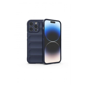 iPhone 15 Pro Kılıf Optimum Silikon - Lacivert