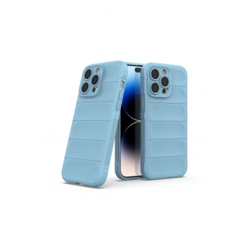 iPhone 15 Pro Kılıf Optimum Silikon - Sky Blue